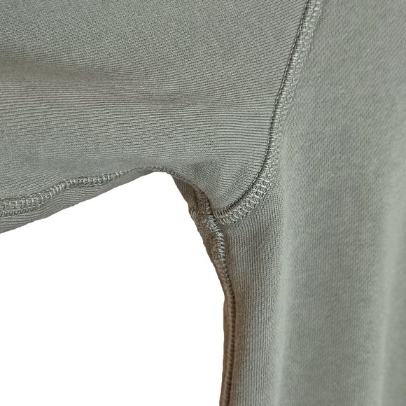 AS COLOUR NWOT Men's Designer Premium Heavy Muted Olive Crew Neck Sweatshirt M - Picture 3 of 6